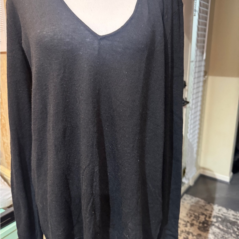 Jarbo Merchanized /‎ Cashmere V Neck Sweater Black Size Medium
